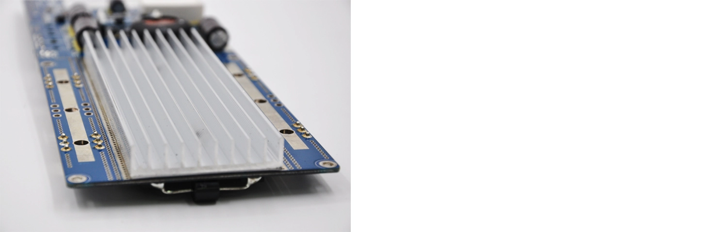 Unique reserse mounted heat sink